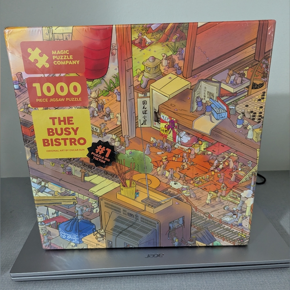 Magic Puzzle Company 1000 Piece "The Busy Bistro" SEALED